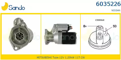 Стартер SANDO 6035226.0