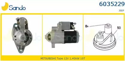 Стартер SANDO 6035229.0