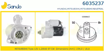 Стартер SANDO 6035237.0