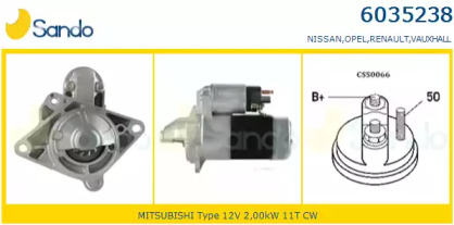 Стартер SANDO 6035238.0
