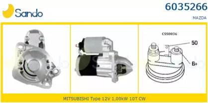 Стартер SANDO 6035266.1