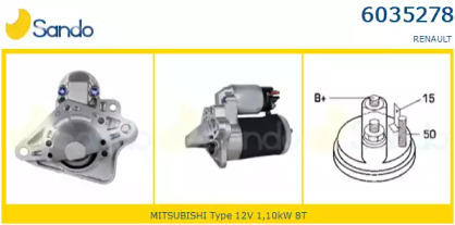 Стартер SANDO 6035278.1