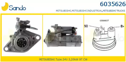 Стартер SANDO 6035626.0