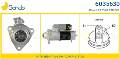 Стартер SANDO 6035630.1