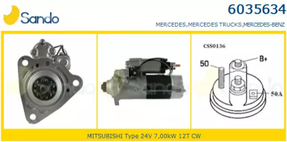 Стартер SANDO 6035634.0