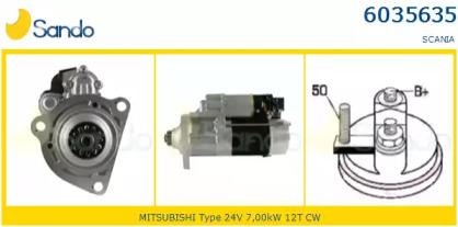 Стартер SANDO 6035635.1
