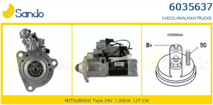 Стартер SANDO 6035637.0
