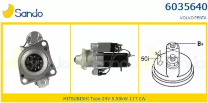 Стартер SANDO 6035640.1