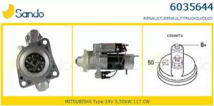 Стартер SANDO 6035644.1