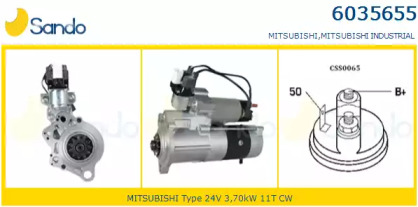Стартер SANDO 6035655.1