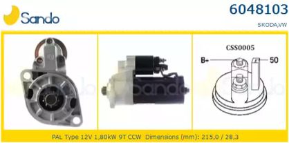 Стартер SANDO 6048103.0