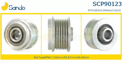 Ременный шкив SANDO SCP90123.1