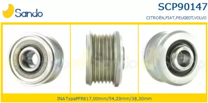 Ременный шкив SANDO SCP90147.0