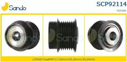 Ременный шкив SANDO SCP92114.0
