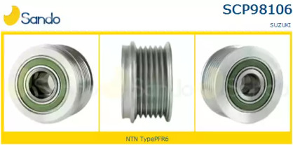 Ременный шкив SANDO SCP98106.0