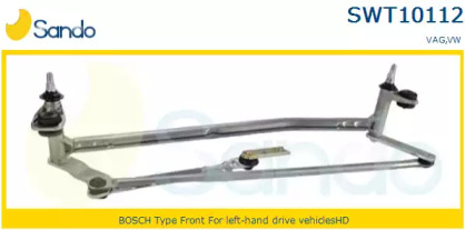 Система тяг и рычагов привода стеклоочистителя SANDO SWT10112.0