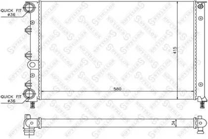 Теплообменник STELLOX 10-25492-SX