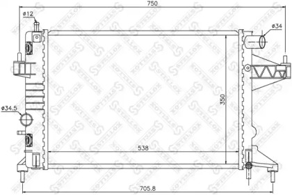 Теплообменник STELLOX 10-25999-SX