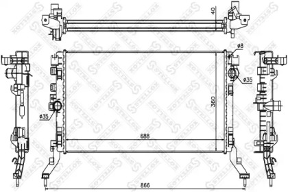 Теплообменник STELLOX 10-26168-SX