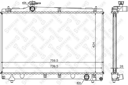 Теплообменник STELLOX 10-26320-SX