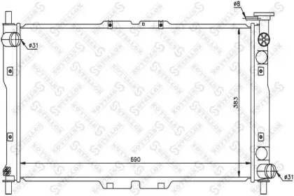 Теплообменник STELLOX 10-26493-SX