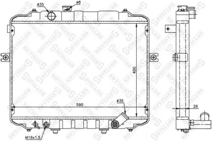 Теплообменник STELLOX 10-26605-SX