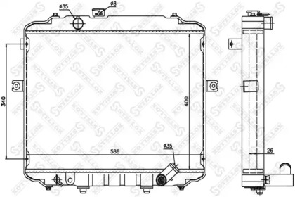 Теплообменник STELLOX 10-26606-SX