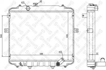 Теплообменник STELLOX 10-26607-SX