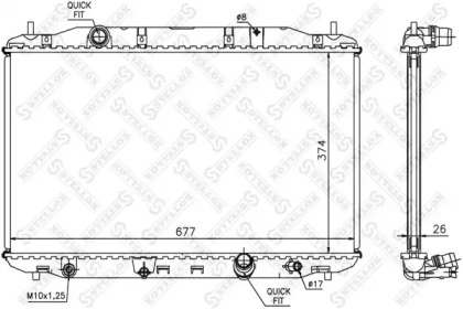 Теплообменник STELLOX 10-26676-SX