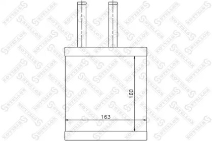 Теплообменник, отопление салона STELLOX 10-35106-SX