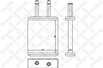 Теплообменник, отопление салона STELLOX 10-35226-SX