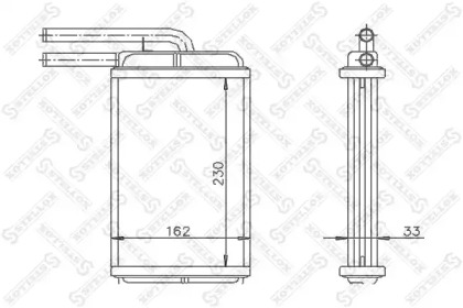 Теплообменник, отопление салона STELLOX 10-35235-SX