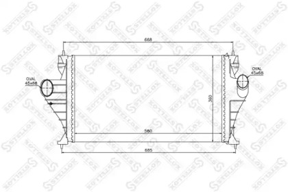 Интеркулер STELLOX 10-40121-SX