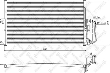 Конденсатор STELLOX 10-45008-SX