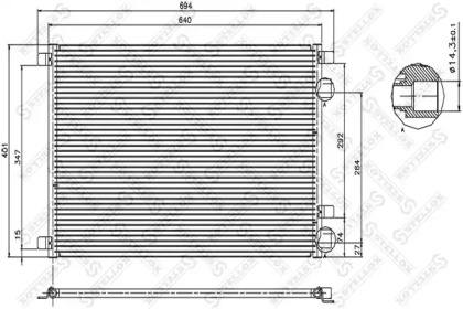 Конденсатор STELLOX 10-45034-SX