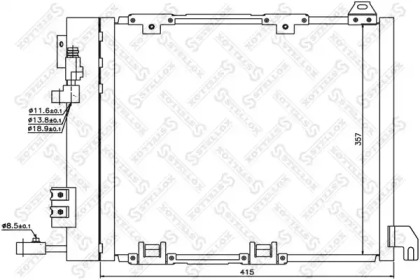 Конденсатор STELLOX 10-45058-SX