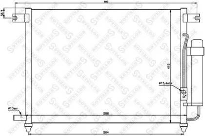 Конденсатор STELLOX 10-45079-SX