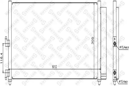 Конденсатор STELLOX 10-45116-SX