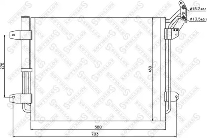 Конденсатор STELLOX 10-45198-SX