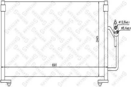 Конденсатор STELLOX 10-45229-SX