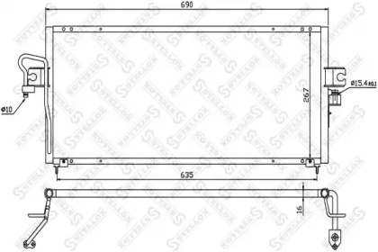 Конденсатор STELLOX 10-45323-SX