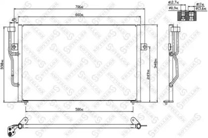 Конденсатор STELLOX 10-45334-SX