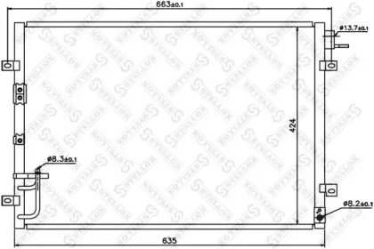 Конденсатор STELLOX 10-45365-SX