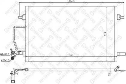 Конденсатор STELLOX 10-45401-SX