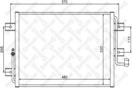 Конденсатор STELLOX 10-45425-SX