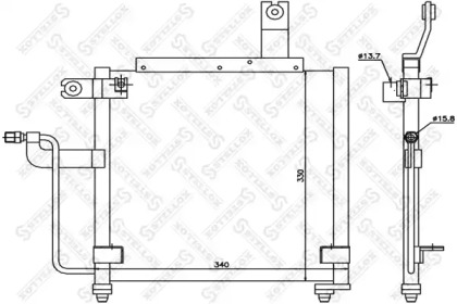 Конденсатор STELLOX 10-45457-SX