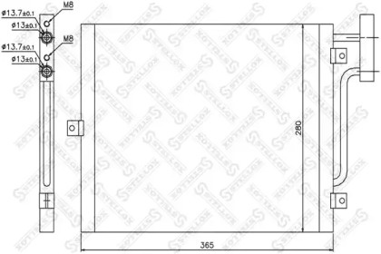 Конденсатор STELLOX 10-45501-SX