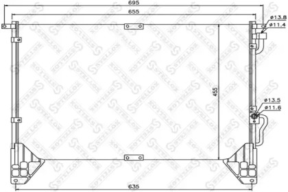 Конденсатор STELLOX 10-45518-SX