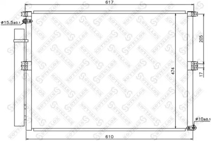 Конденсатор STELLOX 10-45529-SX