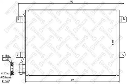 Конденсатор STELLOX 10-45543-SX